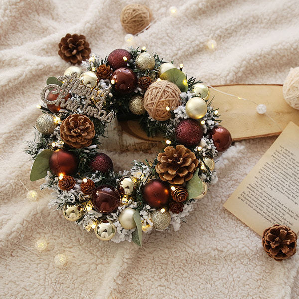 Nuevas guirnaldas de Navidad transfronterizas decoraciones de Navidad decoración de la atmósfera del hogar árbol de Navidad colgantes creativos