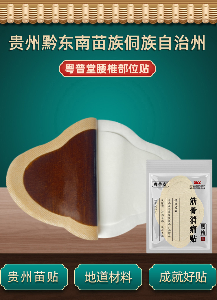 Lumbar Herbal Patch 17x25cm External Topical Paste for Waist Comfort Traditional Chinese Herbal Formula key features