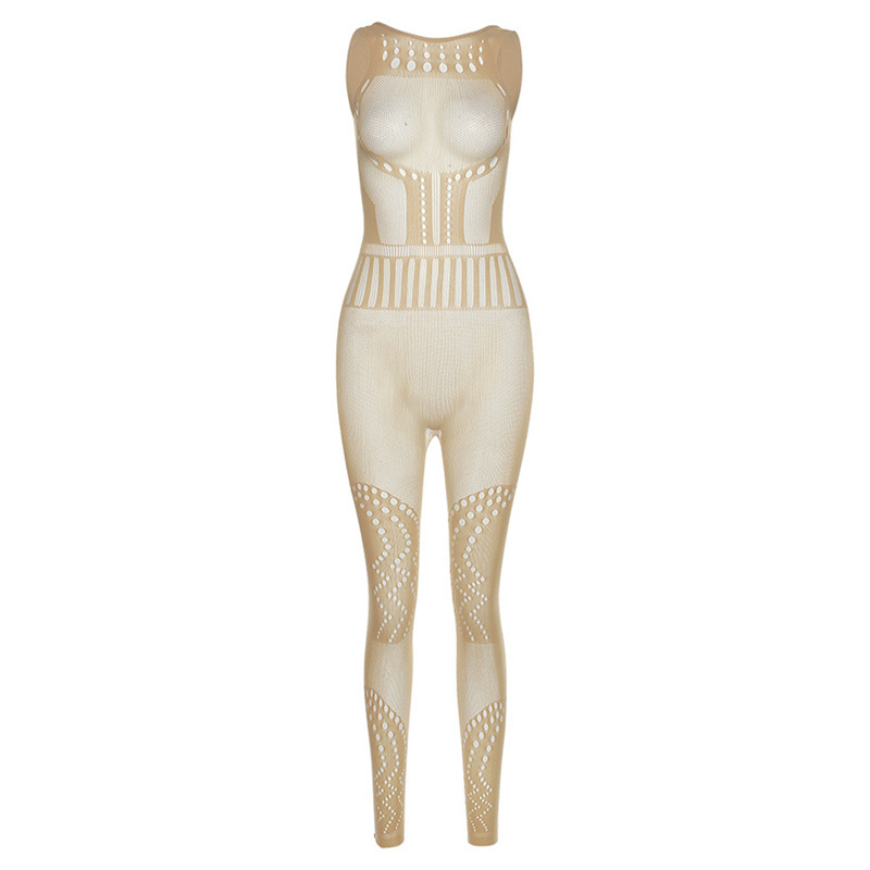 Title 7, New Jacquard Super Elastic Skinny Hip Raise Jum...