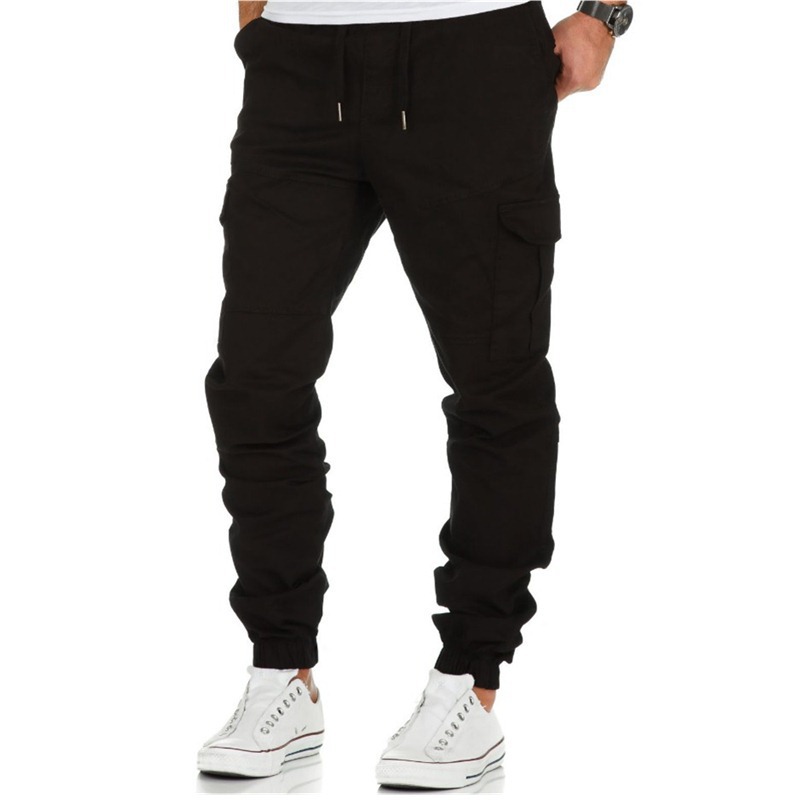Herrenhose Workwear Multi Pocket Lange gewebte Freizeithose für Herren, Sportleggings_voghion.com