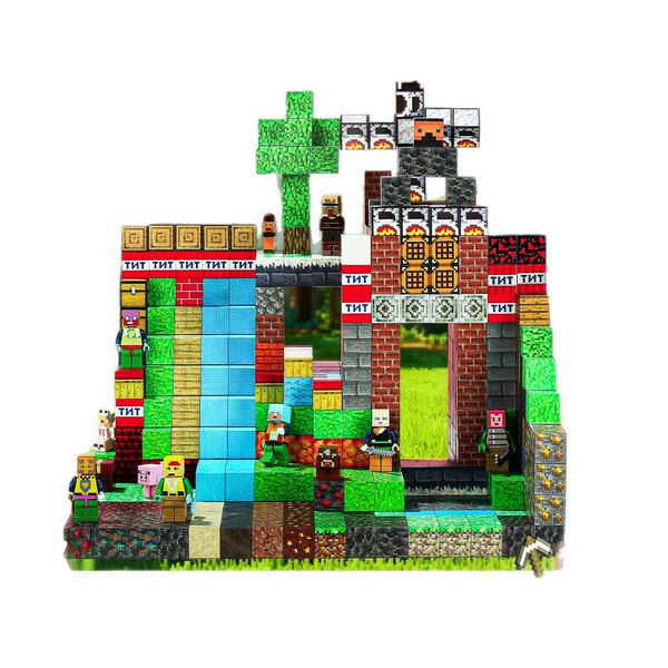 Magnetic constructor for boys