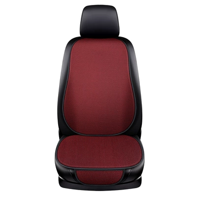 cushion four seasons universal Ice Silk – Seat cushion, seat cover - qt-ice-silk-raffia-red-standard-version-with-hook-single-seat