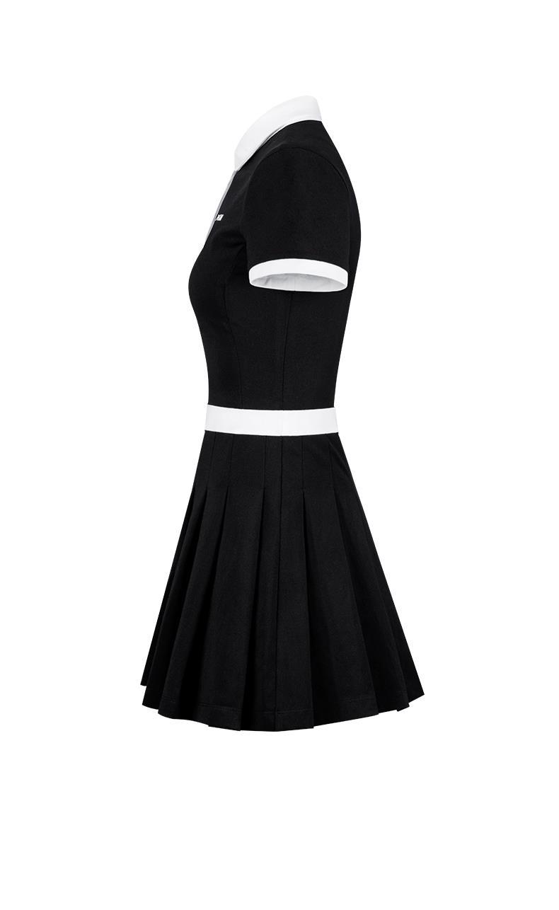 Váy golf nữ xếp ly ôm dáng phối quần short chống hở — QZ078-Trắng (với quần trắng), QZ078-Đen (với quần đen) chi tiết 12