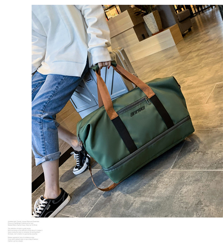 New style travel bag Korean portable shortdistance travel luggage bag large capacity gym bagpicture74