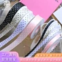 手工波点涤纶包装缎带