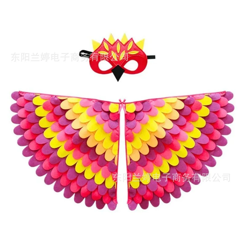 Детская маска, плащ, игрушка, детская одежда, наряды, Peacock