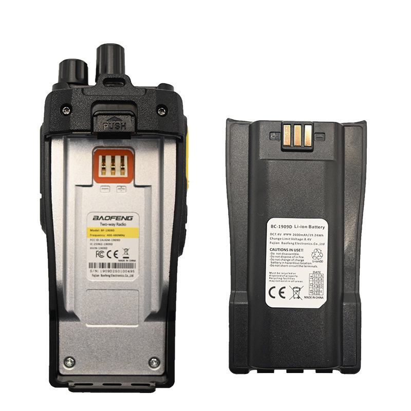BAOFENG BAOFENG BF - 190D sitio de construcción hotel civil de un botón a la frecuencia tipo-C fábrica de comercio exterior al por mayor