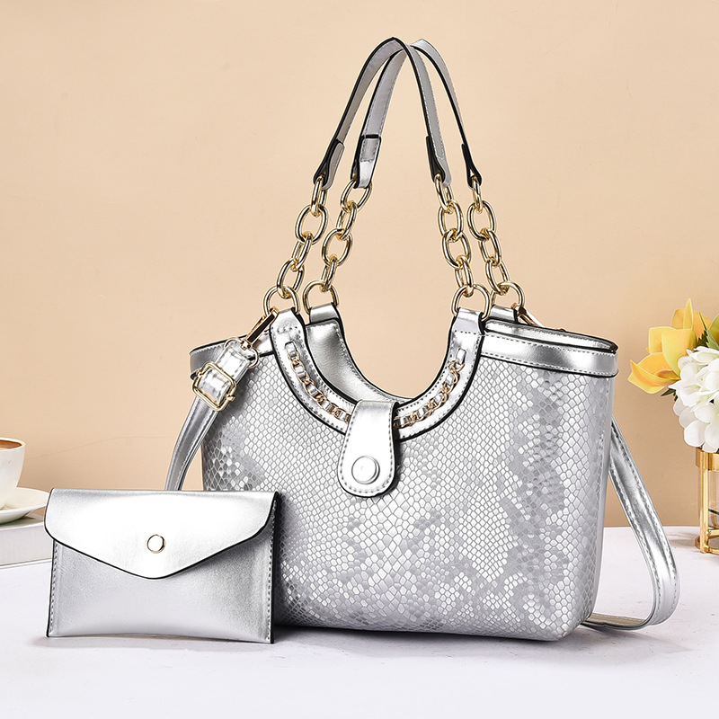 Bolso de dos piezas de verano 2025, nuevo bolso de moda, bolso de hombro casual de moda Handbag