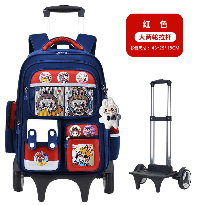 26 nuevas mochilas de tirón para estudiantes de primaria 23 a 6 o grado niños de dibujos animados mochilas de hombro de gran capacidad para niños y niñas