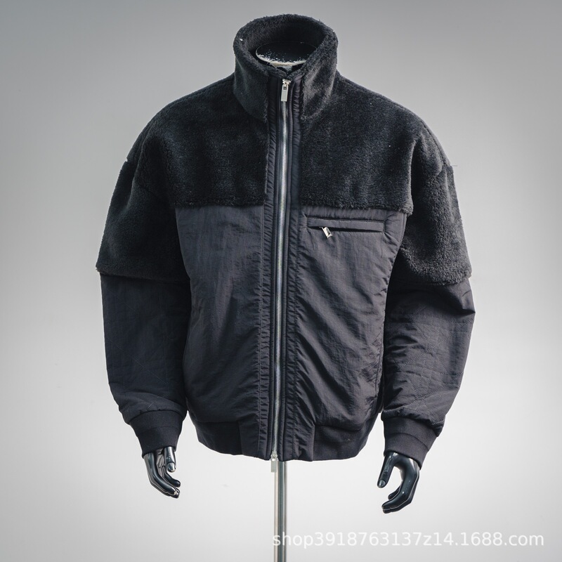 In-Stock High-Quality Cd Brand Autumn and Winter New Teddy Fleece Logo Zipper Jacket