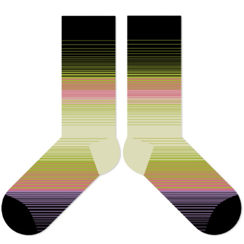 Spring Dopamine Wave Striped Knee-High Original Personality Women's Socks, Colorful Fashion Cotton Socks for Women, Wholesale
