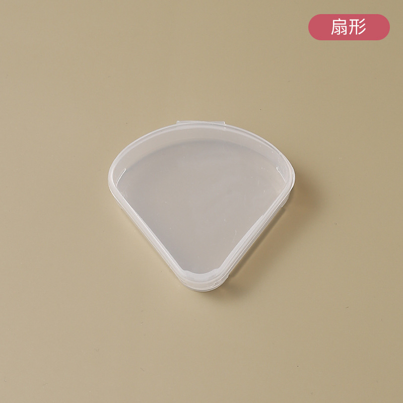 Puff polvo húmedo y seco de algodón de azúcar colchón de aire soplo de polvo al por mayor esponja de maquillaje superficie de cuero triángulo caja de almacenamiento de soplo de polvo