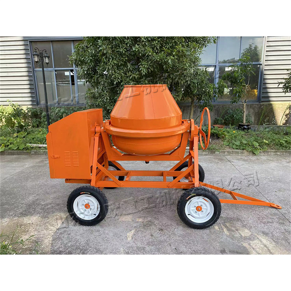 全自动柴油搅拌机 建筑工地混凝土上料机 小型移动型水泥拌料机