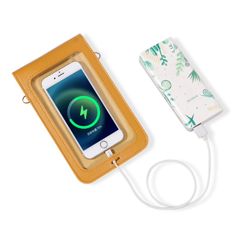 2023 nueva tendencia de moda bolso del teléfono móvil de las mujeres ins primavera y verano color sólido estudiante textura mini mensajero bolsa al por mayor