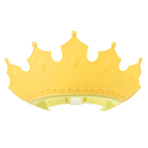 Shampoo Cap Children's Shower Cap Crown Infant Shampoo Cap Waterproof Adjustable Silicone Ear Protector Baby Shampoo Artifact
