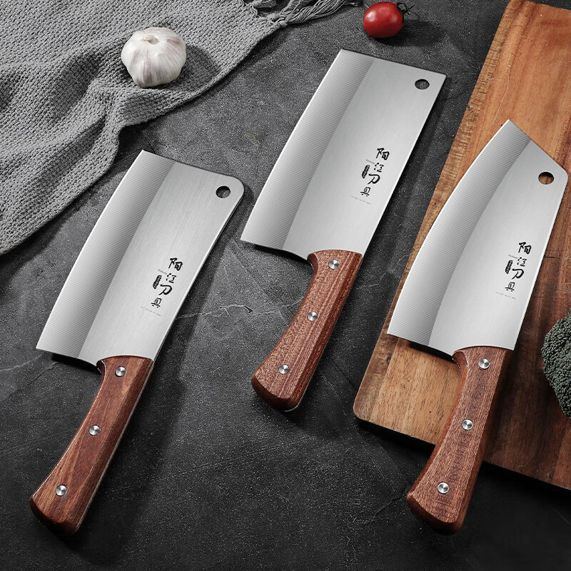 Cuchillo de hueso conjunto de cuchillo de cocina de acero inoxidable cuchillo doméstico transfronterizo de cocina al por mayor por defecto