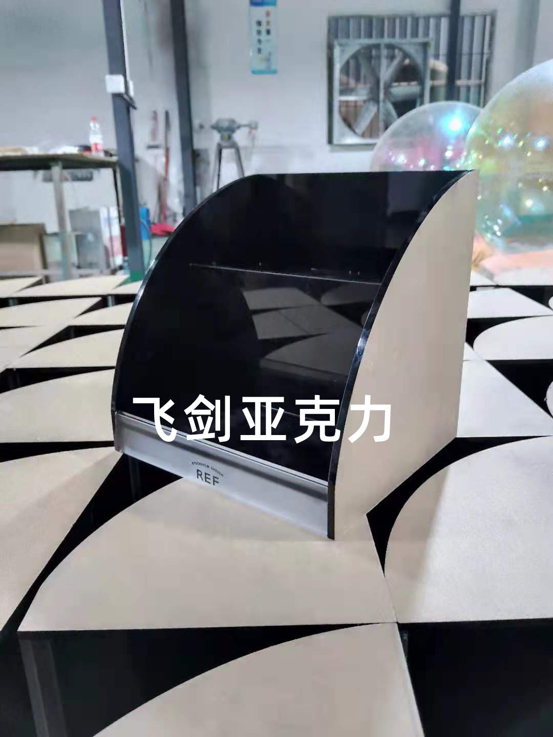 亚克力透明面膜展示陈列架梯形双层化妆品护肤品收纳盒多种规格