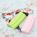 亚马逊新款磁吸斜挎包 简约时尚潮流硅胶单肩包 防水零钱包女士包