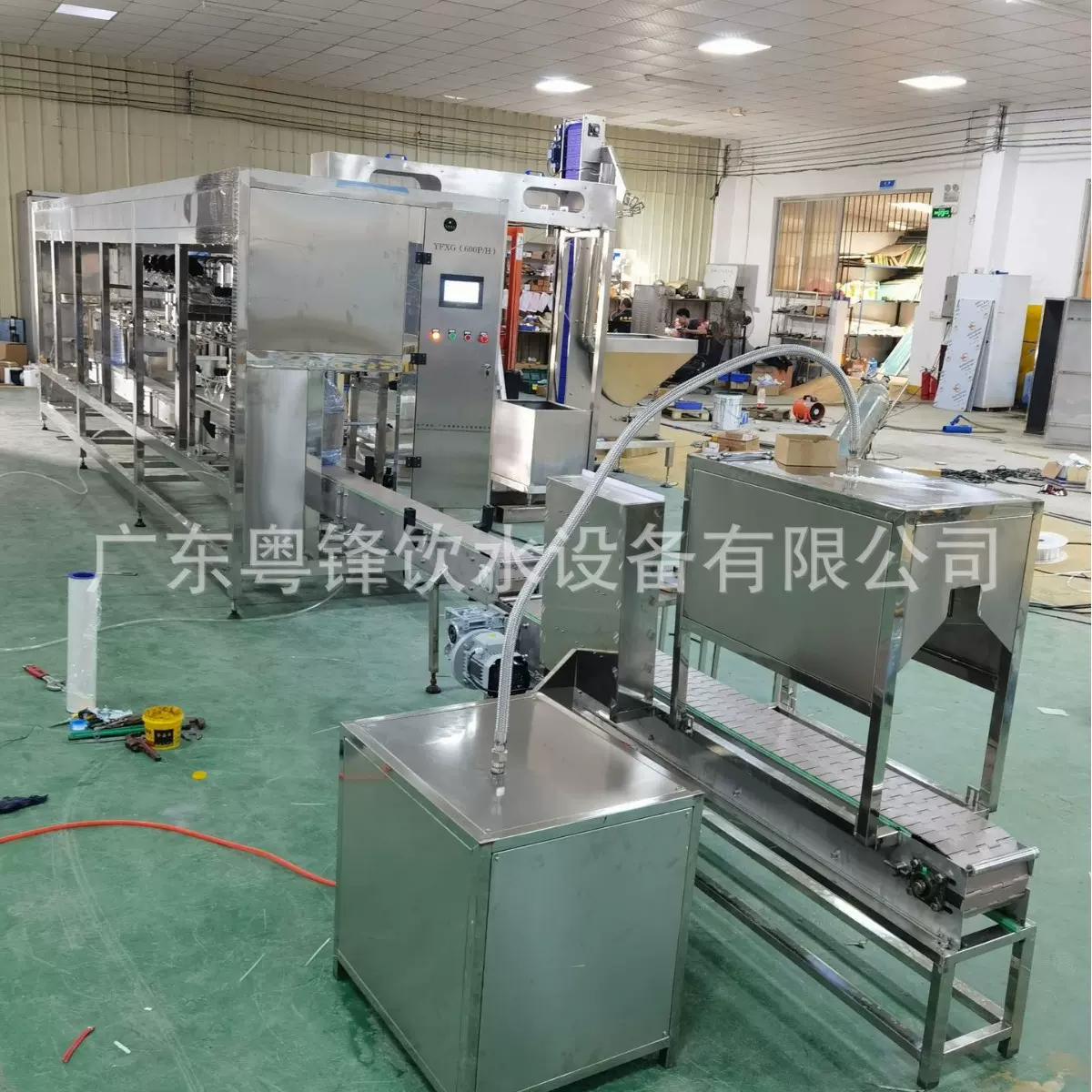 一次性大桶矿泉水山泉水灌装生产线 5L10L16升桶装水全自动灌装机