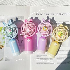 Handheld small fan usb mini rechargeable strong wind student portable handheld electric fan cross-border gift