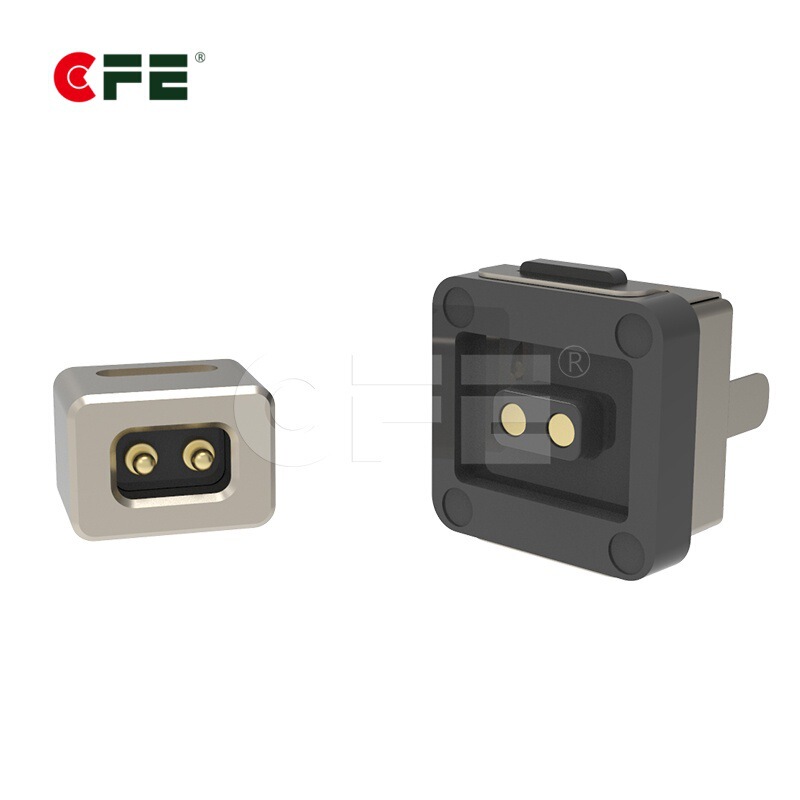 Manufacturer in stock 2pin magnetic suction charging connector connector handheld card reader magnetic suction pogopin connector