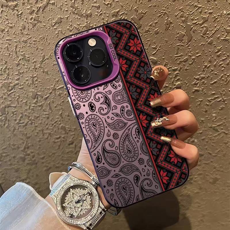 Totem personalizado transfronterizo para iPhone 16 funda para teléfono móvil Apple 15promax/14 anti-caída 13pro12 Europa y América