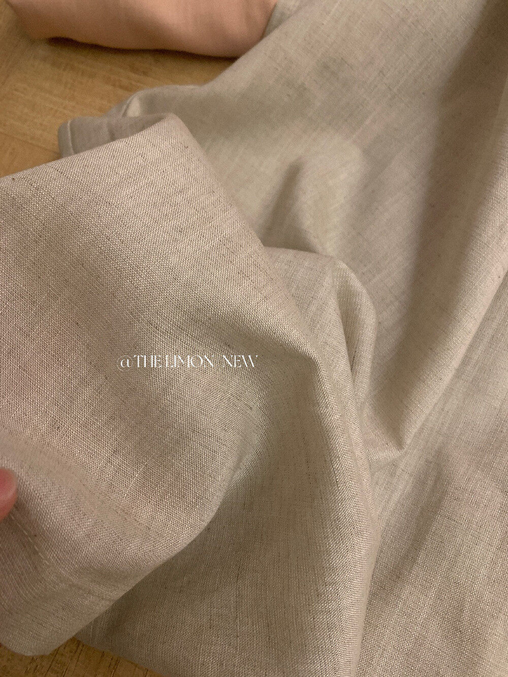 Quần culottes nữ ống rộng cạp cao vải linen phối lyocell mỏng nhẹ mùa hè — màu sắc, màu hồng, màu trắng, màu xám chi tiết 14