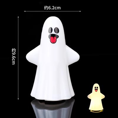 2024 Decoración de pastel de Halloween encantador fantasma fantasma monstruo decoración Halloween Carnaval Noche de postres vestido Plug-in