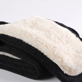Men's woolen winter trousers, leggings, cashmere for beloved, keep warm knee pads, increased thickness