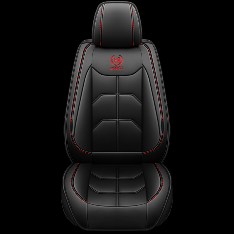 Funda de asiento de coche Funda de asiento Cojín de cuero completamente envolvente Cojín de asiento universal de cinco plazas trasero Fuente de fábrica al por mayor