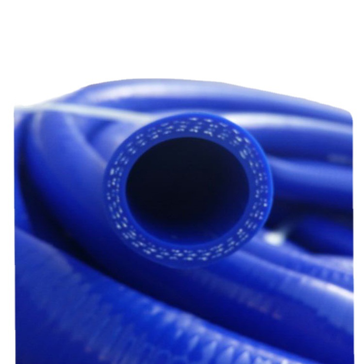 厂家供应彩色硅胶编织管 蒸汽挂烫编织硅胶导管 呼吸机硅胶管