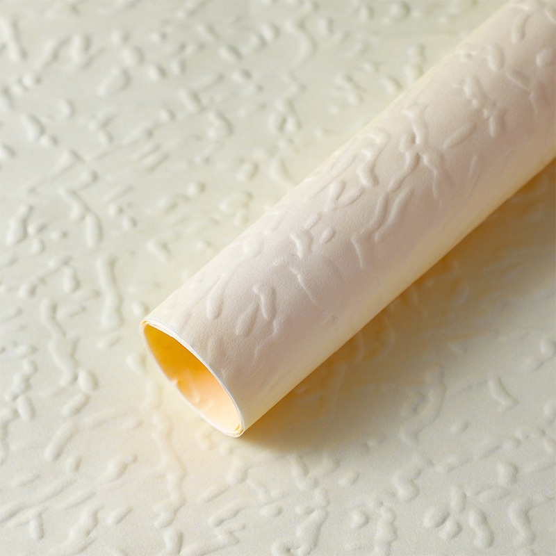 Papel de embalaje de flores estereoscópio relieve ondulado punto de papel artístico kraft ramo de flores papel de envoltura de flores hecha a mano DIY material de envoltura de flores