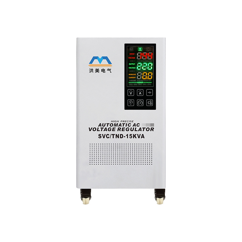 Hongmei suministra regulador de voltaje doméstico monofásico totalmente automático 5KW10KW15 / 20KW30 / 40 / 60KW salida 220V image 6