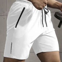 メンズクロスボーダー爆型ショーツカジュアルパンツゆるいスポーツ五分丈パンツ冷感通気ストレートアルファベット大きいサイズショートパンツ