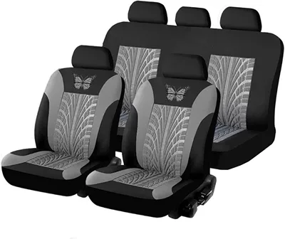 Amazon, and Mexico, Seat cushion, seat cover - dark-gray-2-piece-set-single-seat