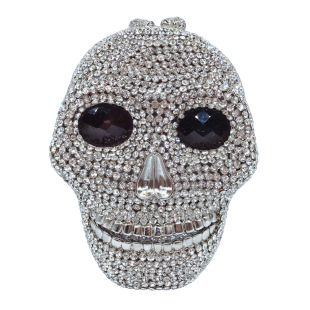 Skulls Stone Bag Export Diamond Dinner Bag Halloween Skull Metal Diamond Women's Clutch Bag