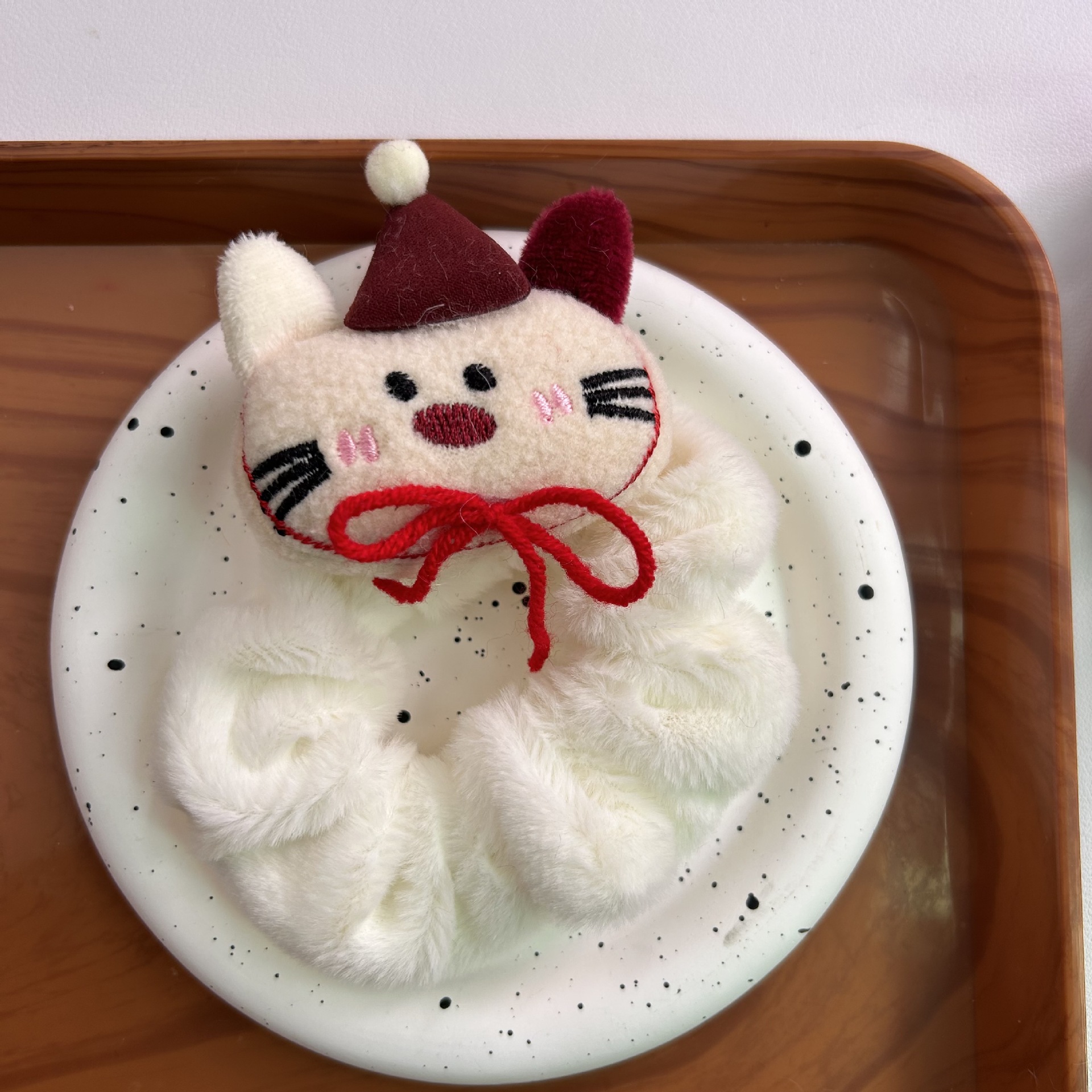 Otoño y invierno nuevo estilo coreano lindos dibujos animados de peluche círculo de intestino grande chica adornamiento de cabello de alta sensibilidad correa de cuero cabello cordón