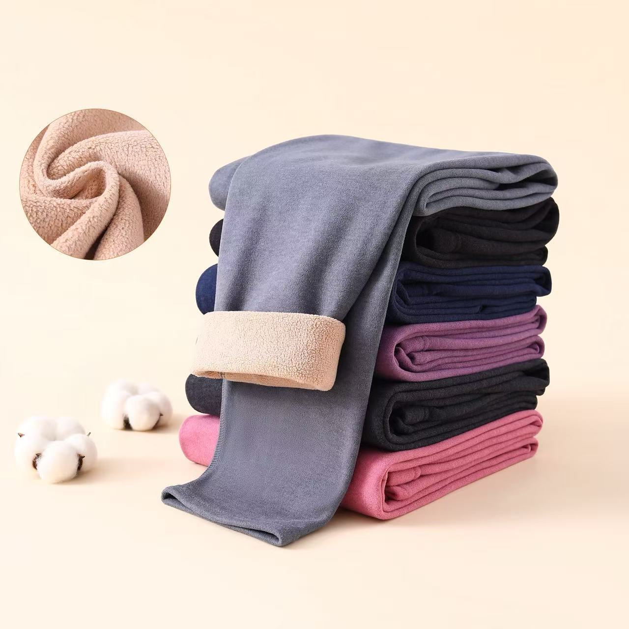 秋冬男女士大码加绒加厚舒适柔软单件保暖秋裤