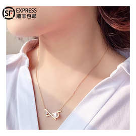 诸暨天然淡水珍珠套装T家珍珠项链珍珠耳钉珍珠戒指高级感饰品