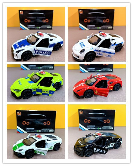 1: 43 modelo de automóvil de juguete de aleación modelo de automóvil de simulación de metal para niños regalos de automóvil deportivo adornos de automóvil de juguete abierta