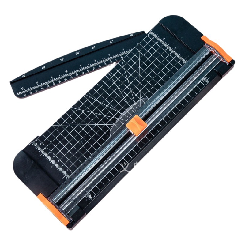 Cortador de papel A4 cortador de papel de dos vías estudiante cuenta de la mano cortador de papel portátil pequeño cortador de papel de plástico con la oficina