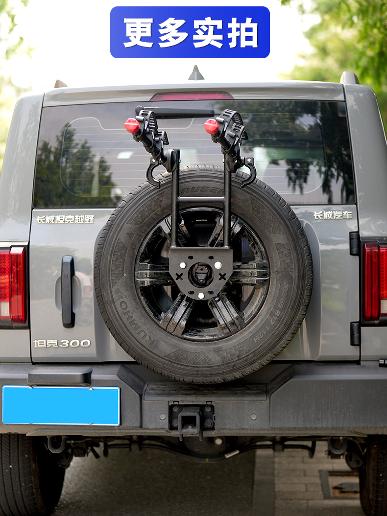 Tank 300 Bicycle Rack Rear Rack Wrangler Haval Raptor Dark Blue 318 Car Spare Tire Fixed Placement