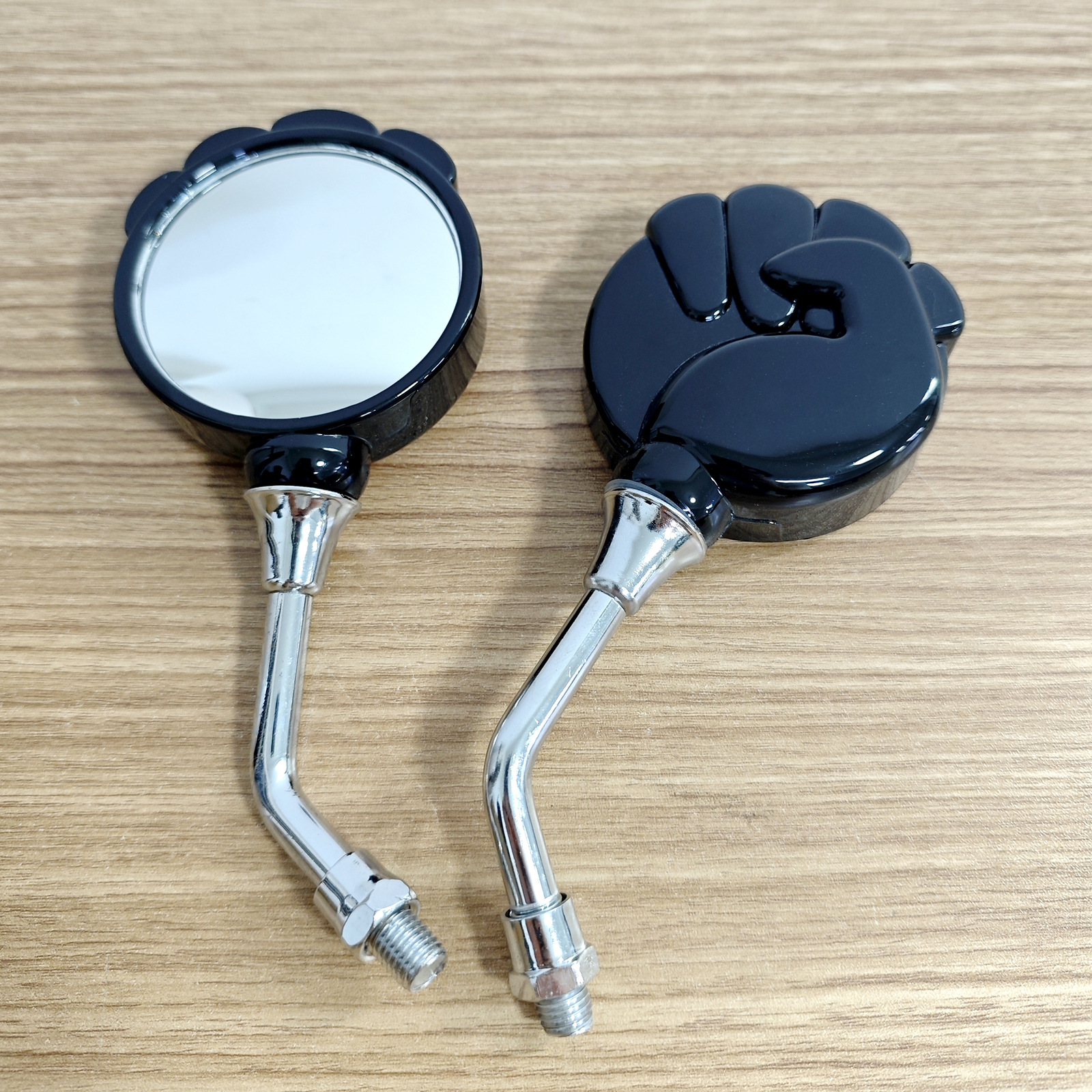 Electric Scooter Modified Reflector, Motorcycle Rearview Mirror, Scissor Hand V Gesture Reflector