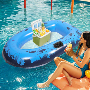 Spot Thickened Inflatable Rafting Boat for Children and Adults with Transparent Bottom Underwater Viewing Window Underwater Adventure Kayak