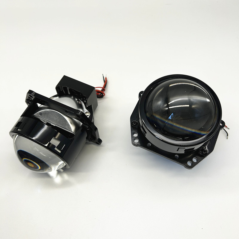 3 pulgadas de una sola taza de alta definición lente láser LED faro de luz alta y baja