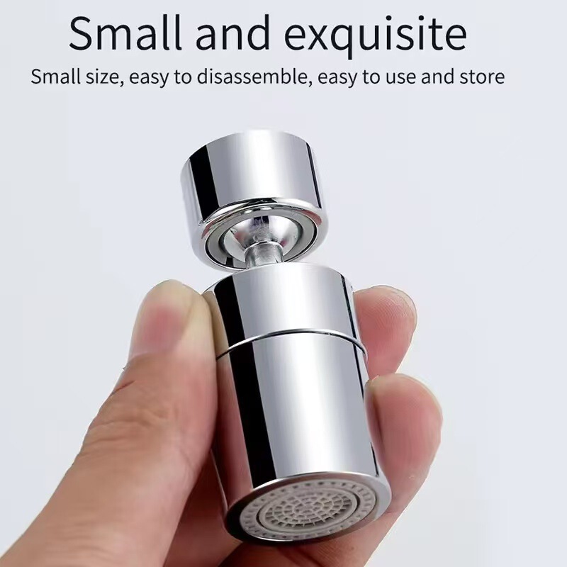 Universal Faucet Aerator for Washbasin, Extendable Bathroom Spout, Splash-Proof Head for Washbasin, Water-Saving Aerator