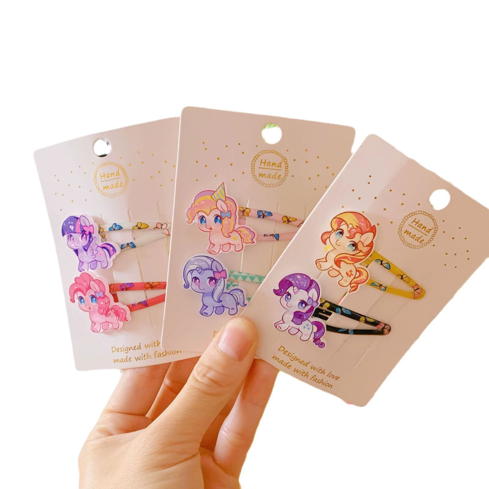 Children's hairpins, hairgrip, bangs for princess, cute pony