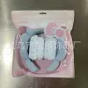 Headband, blue bracelet