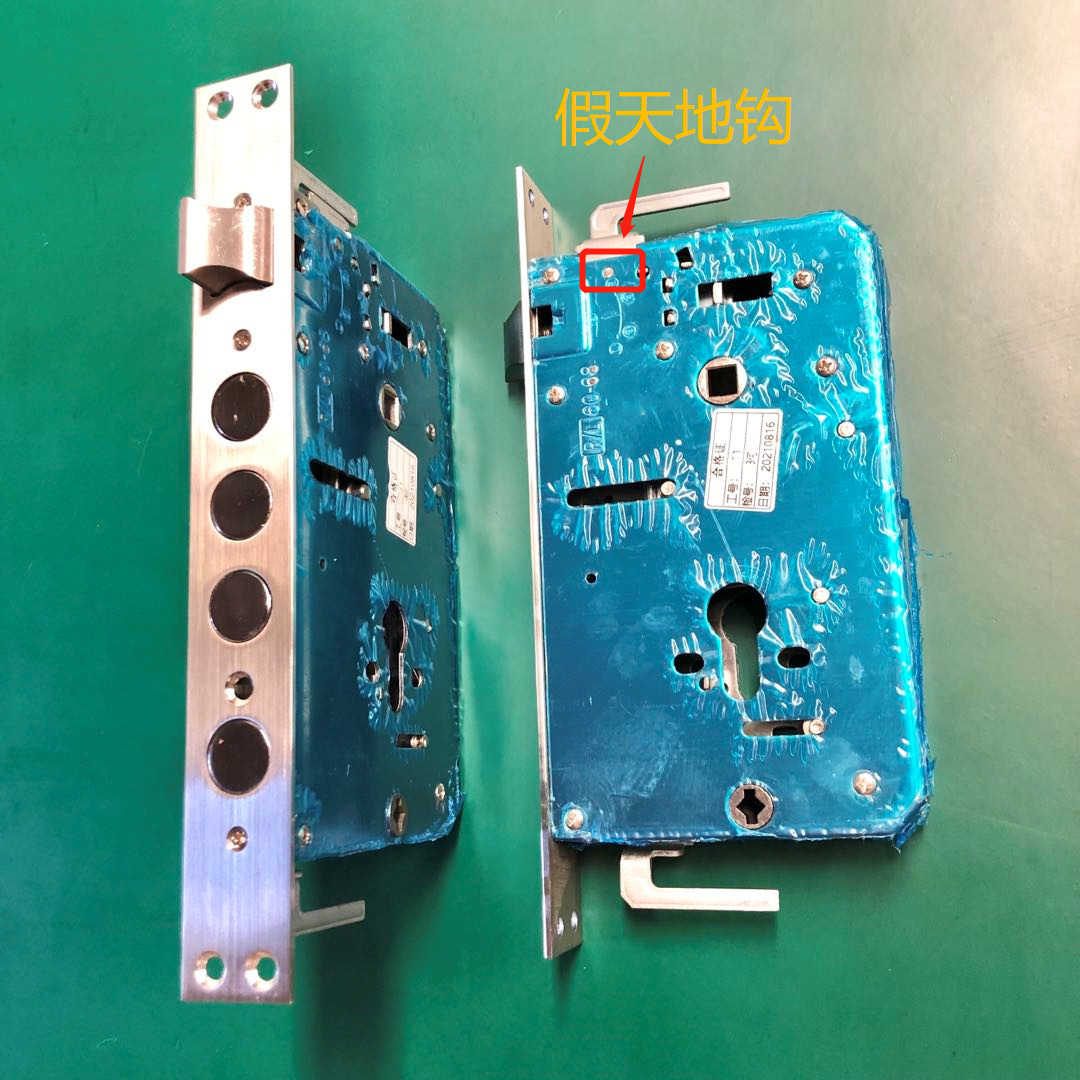 6068 cuerpo de bloqueo de huellas dactilares 304 acero inoxidable estándar nacional doble activa doble cuerpo rápido inteligente puerta antirrobo núcleo de cerradura