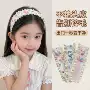 宝宝女童儿童蕾丝刘海贴